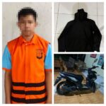 Polres Lampung Selatan Tangkap Pelaku Curanmor di Area Pasar Modern Kalianda