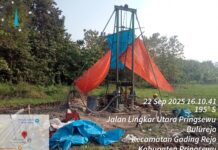 Proyek Sumur Bor di Kecamatan Gadingrejo Terselubung