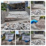 Proyek Tiga Ratusan Juta Tangga Masjid Agung Kalianda Seperti Proyek “Main-main’, Gawat….!!!