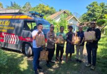 Polres Lampung Selatan dan Kawasan Nirwana Resort Gelar Bakti Sosial di Masyarakat Lingkungan Wisata Merak Belantung.