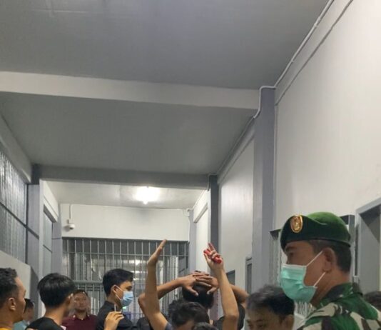 Lapas Kalianda Gelar Razia Blok Libatkan Polri dan TNI, Validasikan Lapas Kondusif