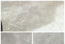 Belum Genap 1 Bulan Rabat Beton Milik PUPR Pringsewu Sudah Rusak