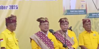 Terpilih Aklamasi, Agus Sutanto ST Pimpin DPD Golkar Lamsel