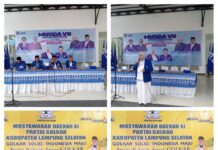 Sama sama Gelar Musda Tapi Beda Tampilan Budaya, Jika Golkar Bernuansa Budaya Lampung Tapi PAN Bernuansa Budaya Islam Tabuhan Qosidah