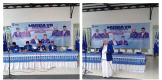 Sama sama Gelar Musda Tapi Beda Tampilan Budaya, Jika Golkar Bernuansa Budaya Lampung Tapi PAN Bernuansa Budaya Islam Tabuhan Qosidah