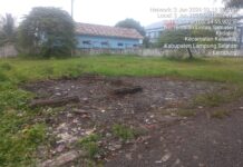 Setelah Viral, DLH Lakukan Aksi Bersih Sampah Bau Busuk di Samping GOR Way Handak. Plt Dinilai Pelit Tak Mau Berkorban Pasang Papan Larangan Buang Sampah Sembarangan