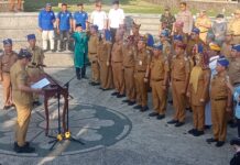 Nuansa Berbeda, Pelantikan Pejabat Lamsel Dilakukan Ditempat Terbuka Dermaga Bom Kalianda