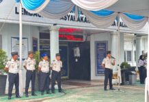 Lapas Kalianda Gelar Apel Siaga Idulfitri, Pastikan Layanan Kunjungan Tetap Optimal