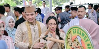 *Halalbihalal di Lamban Rakyat Jadi Berkah UMKM, Dagangan Ludes Diborong dan Dibagikan Gratis*