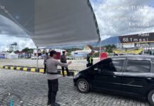 Polres Lampung Selatan Terapkan Screening Tiket dan Sistem Stiker bagi Pemudik Menuju Pelabuhan
