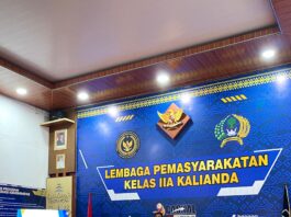 Lapas Kalianda Terima Kunjungan PLH Kakanwil Ditjenpas Lampung, Perkuat Pelaksanaan Tugas Pemasyarakatan