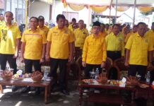 Enam Anggota Fraksi Golkar DPRD Lamsel Hadir Hingga Selesai Acara Muscam Tiga Kecamatan, Satu Anggota Tak Hadir