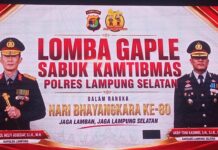 Masyarakat 3 Kelurahan dan Polisi Berbaur Dalam Lomba Orado HUT Bhayangkara ke 80 Polres Lamsel