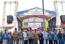Ketua DPRD Lamsel Hadiri Pembukaan HUT Bhayangkari ke 80 di Polres Lamsel
