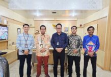 Kunjungan KCP Bank Mandiri Kalianda Perkuat Sinergi dengan Kantor Pertanahan Lampung Selatan