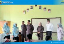 Turun Langsung ke Sekolah di Natar, Bupati Radityo Egi dan Kajati Lampung Pastikan Program MBG Berjalan Sesuai SOP