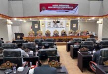 Rapat Paripurna DPRD Lamsel KUPA dan PPAS