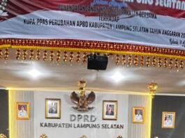 DPRD Lampung Selatan Gelar Paripurna, Tandatangani Nota Kesepakatan KUPA-PPAS Perubahan APBD 2026