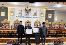DPRD Lampung Selatan Gelar Paripurna, Tandatangani Nota Kesepakatan KUPA-PPAS Perubahan APBD 2026