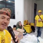 Guru Besar Golkar Lampung Cukur Gundul Usulan Tiga Pasangan juara Satu Fun Game Domino AMPG Golkar Lampung