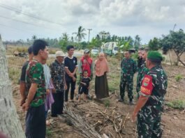 Mabes TNI Tim V Bersama Satgas Karhutla Kodim 0421LS, Sosialisasikan Pencegahan Karhutla di Desa Kedaton