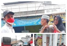 Sayap Partai Gerindra Tidar Bersama DPC Gerindra Bagi bagikan1000 MaskerSecara Gratis ke Masyarakat