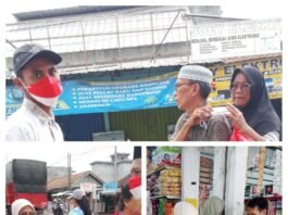 Sayap Partai Gerindra Tidar Bersama DPC Gerindra Bagi bagikan1000 Masker Secara Gratis ke Masyarakat