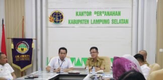 Kantor Pertanahan Kabupaten Lampung Selatan Gelar Rapat Persiapan Tindak Lanjut Implementasi Layanan