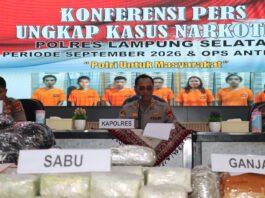 Pengungkapan Narkotika Meningkat, Sita 79,2 Kg Sabu dan Selamatkan 335.483 Jiwa pada September 2026