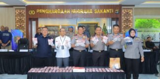Polda Lampung Bongkar Peredaran Uang Palsu Rp980 Juta, Satu Tersangka Ditangkap di Bakauheni