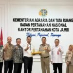 Kantor Pertanahan Kabupaten Lampung Selatan dan BPPRD Lakukan Studi Tiru Pemanfaatan Peta Zona Nilai
