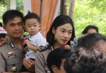 *Minggu Kasih di Gua Maria Ngison Nando, Kasat AKP Stefanus R.F.N. Boyoh Ajak Umat Jaga
