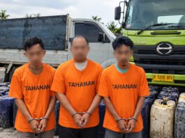 *Polisi Ungkap Penyalahgunaan Solar Subsidi 8.400 Liter di Katibung, Tiga Orang Jadi Tersangka*